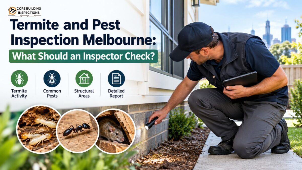 Termite and Pest Inspection Melbourne: What Should an Inspector Check?